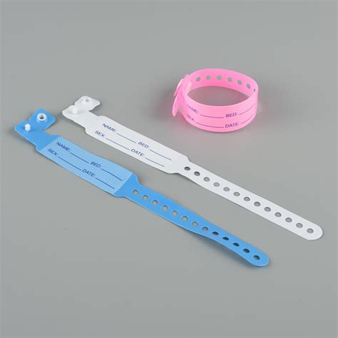 disposable id bracelets.